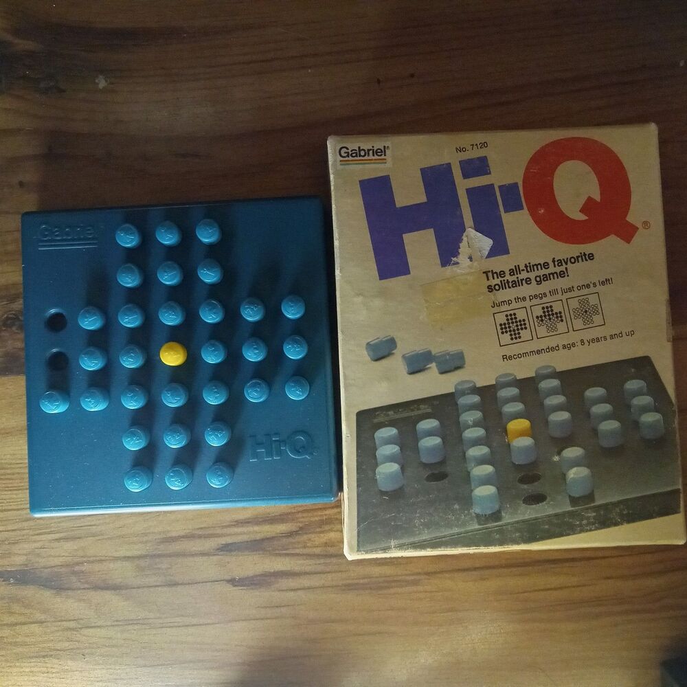 Gabriel HI-Q  #7120 Solitaire Favorite Travel Game - InComplete Vintage pls read